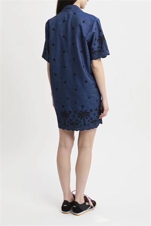 Camicia A Maniche Lunghe Aurelia Chambray Palms MC2 SAINT BARTH | Camicia | ARA000101429L